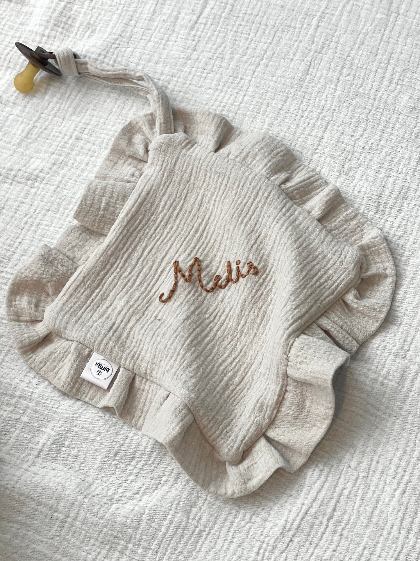 RUFFLE SPEENDOEK | GEPERSONALISEERD