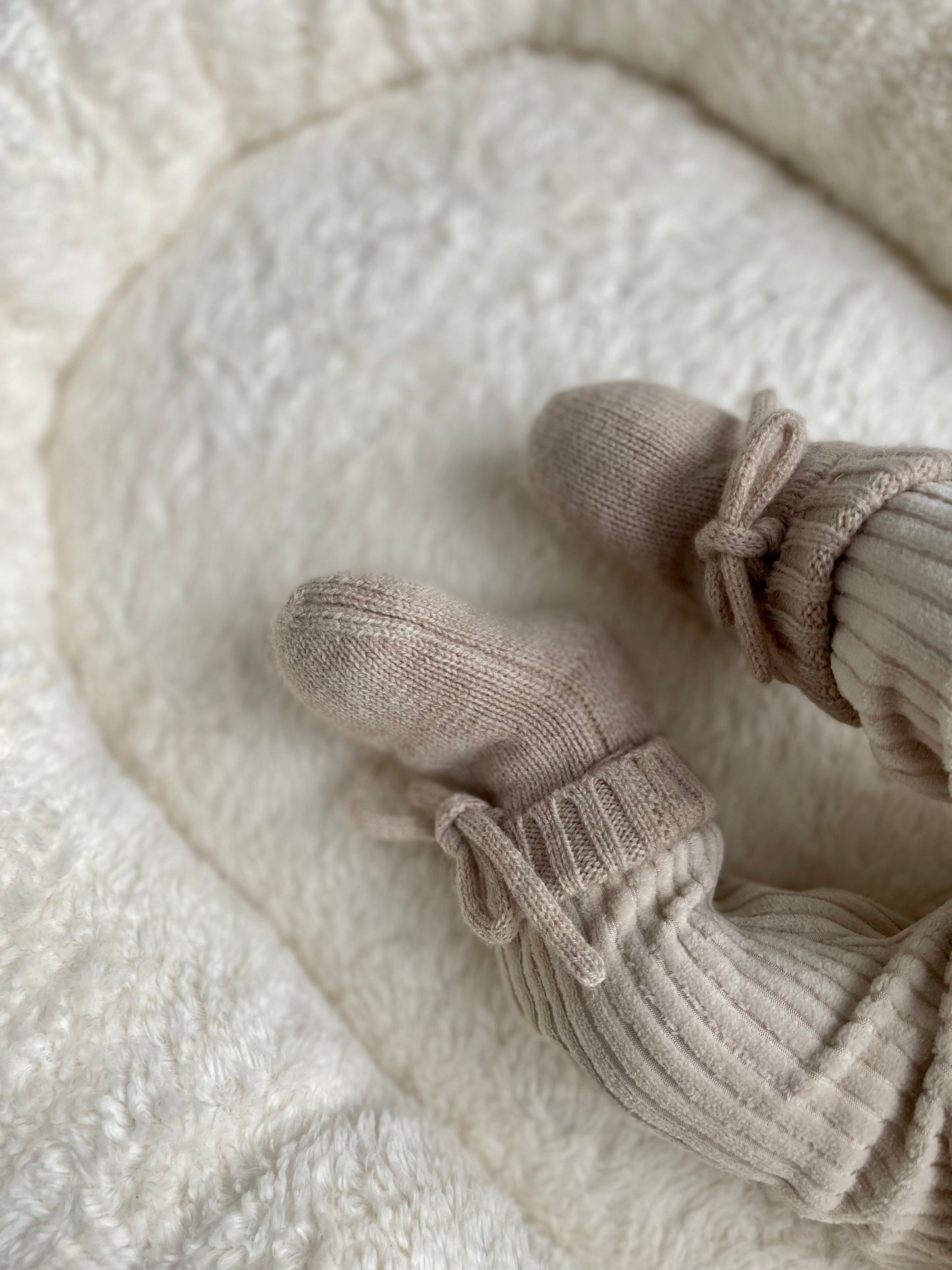 MERINO WOL BOOTIES | SAND